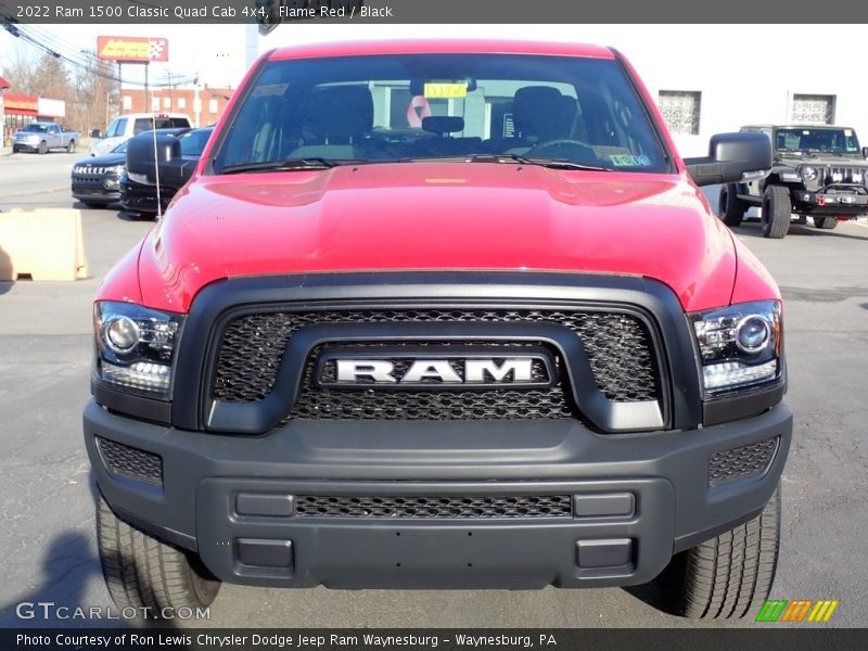 Flame Red / Black 2022 Ram 1500 Classic Quad Cab 4x4