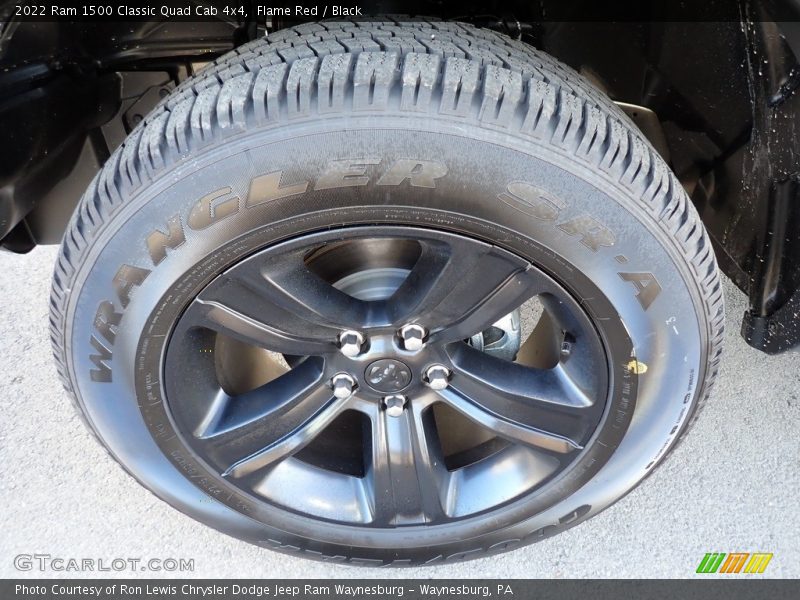 Flame Red / Black 2022 Ram 1500 Classic Quad Cab 4x4