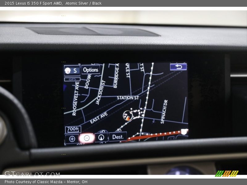 Navigation of 2015 IS 350 F Sport AWD