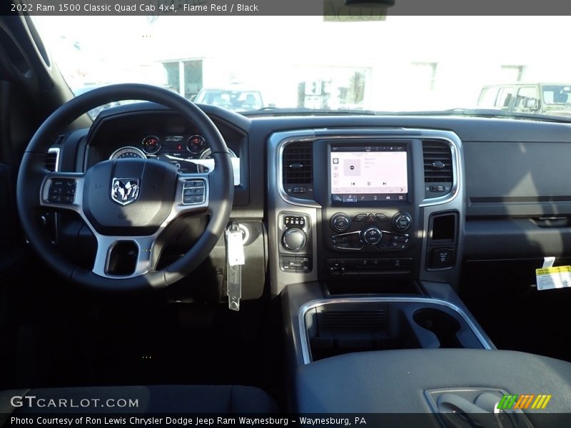 Flame Red / Black 2022 Ram 1500 Classic Quad Cab 4x4