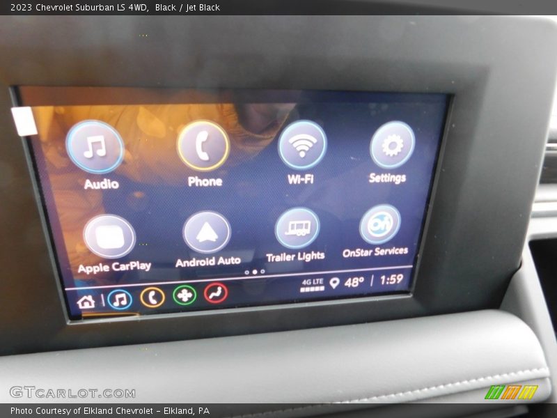 Black / Jet Black 2023 Chevrolet Suburban LS 4WD