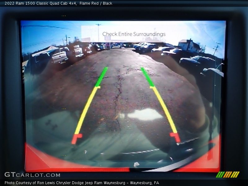 Flame Red / Black 2022 Ram 1500 Classic Quad Cab 4x4