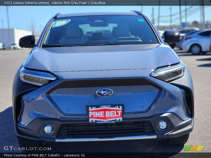 Harbor Mist Gray Pearl / Gray/Blue 2023 Subaru Solterra Limited