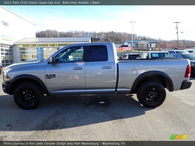 Billet Silver Metallic / Black 2022 Ram 1500 Classic Quad Cab 4x4