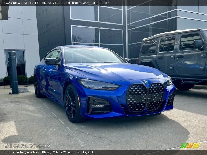 Portimao Blue Metallic / Black 2023 BMW 4 Series 430i xDrive Coupe
