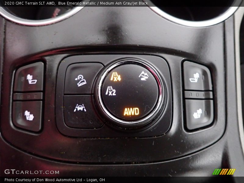 Blue Emerald Metallic / Medium Ash Gray/Jet Black 2020 GMC Terrain SLT AWD
