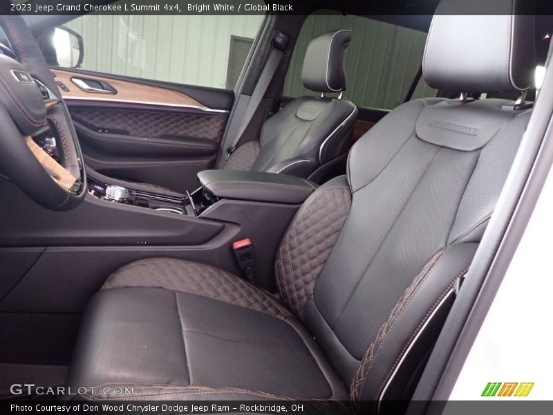 Bright White / Global Black 2023 Jeep Grand Cherokee L Summit 4x4