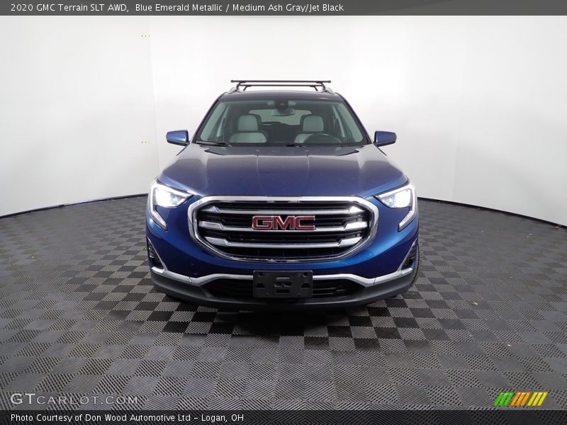 Blue Emerald Metallic / Medium Ash Gray/Jet Black 2020 GMC Terrain SLT AWD