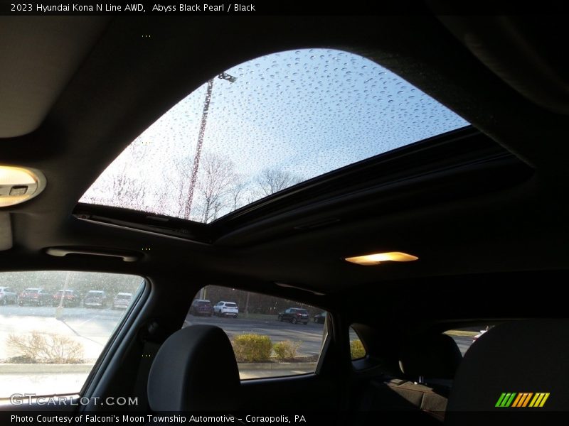 Abyss Black Pearl / Black 2023 Hyundai Kona N Line AWD