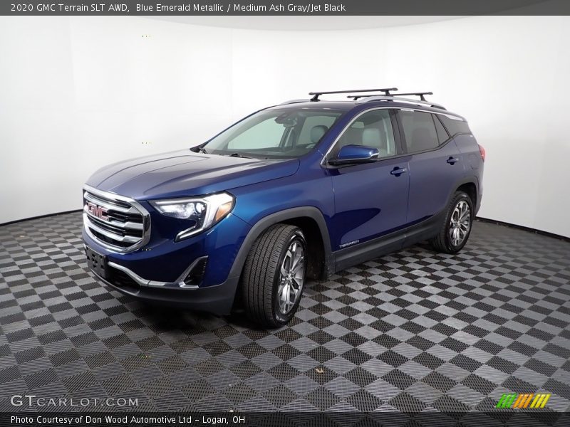 Blue Emerald Metallic / Medium Ash Gray/Jet Black 2020 GMC Terrain SLT AWD