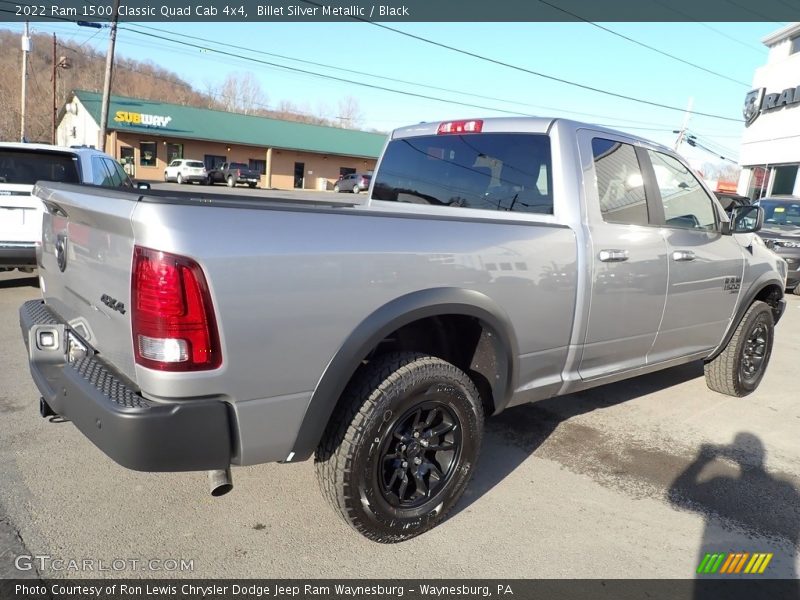 Billet Silver Metallic / Black 2022 Ram 1500 Classic Quad Cab 4x4