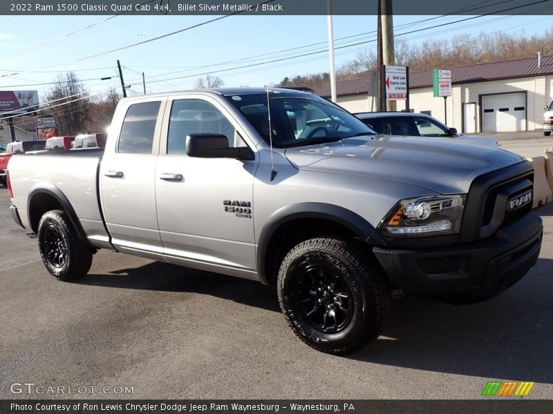 Billet Silver Metallic / Black 2022 Ram 1500 Classic Quad Cab 4x4
