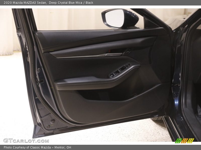 Deep Crystal Blue Mica / Black 2020 Mazda MAZDA3 Sedan