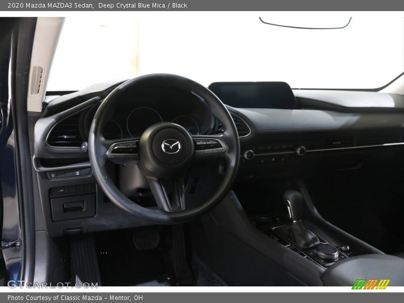 Deep Crystal Blue Mica / Black 2020 Mazda MAZDA3 Sedan