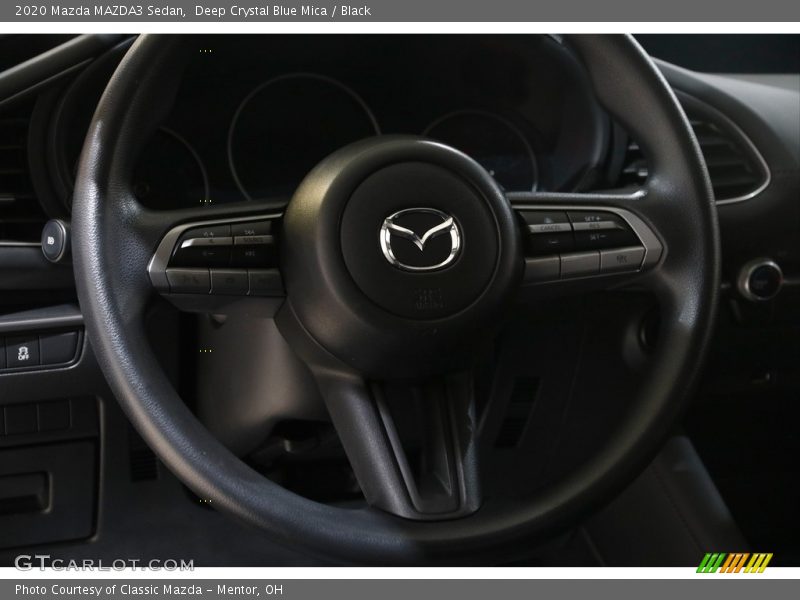 Deep Crystal Blue Mica / Black 2020 Mazda MAZDA3 Sedan