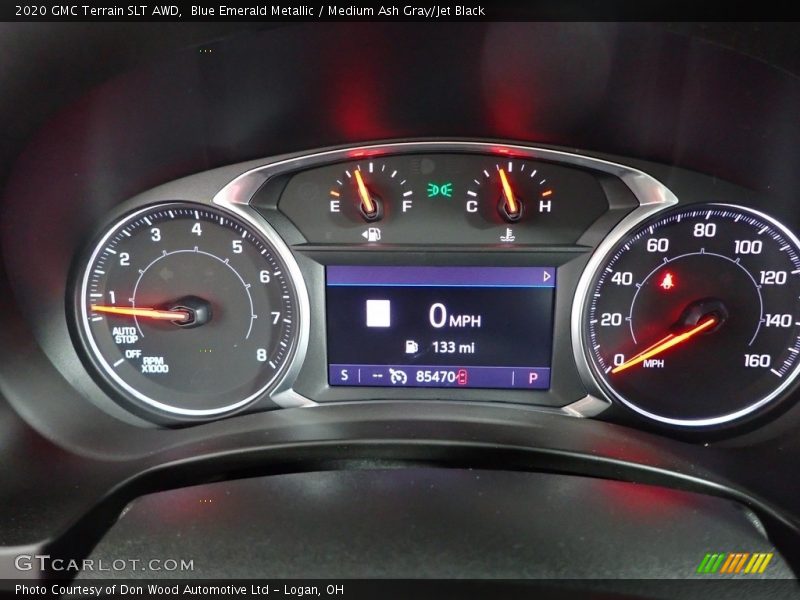 Blue Emerald Metallic / Medium Ash Gray/Jet Black 2020 GMC Terrain SLT AWD
