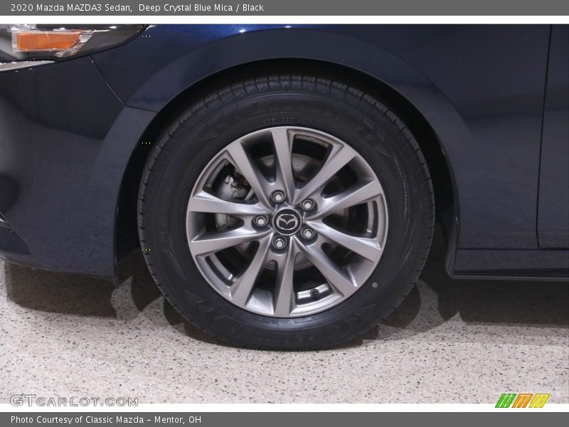 Deep Crystal Blue Mica / Black 2020 Mazda MAZDA3 Sedan