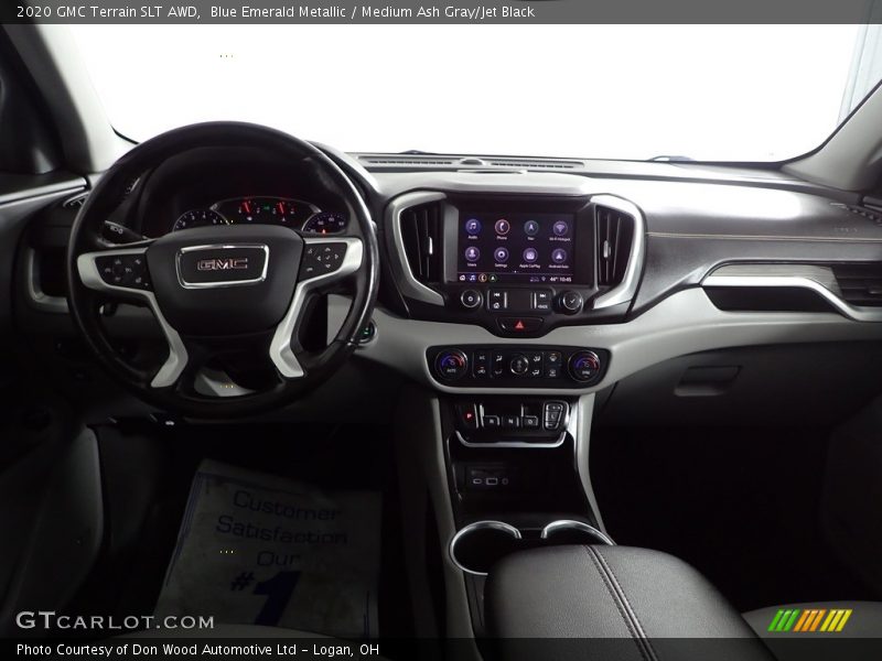 Blue Emerald Metallic / Medium Ash Gray/Jet Black 2020 GMC Terrain SLT AWD