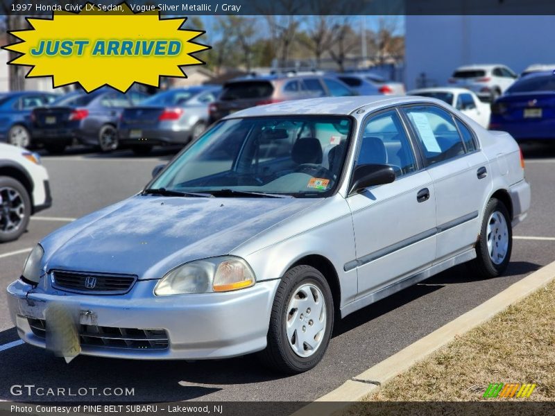 Vogue Silver Metallic / Gray 1997 Honda Civic LX Sedan