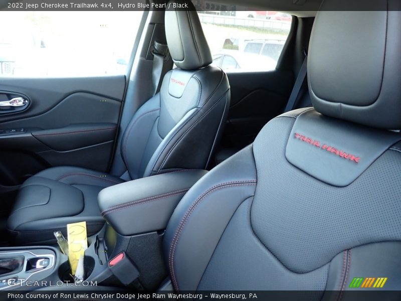 Hydro Blue Pearl / Black 2022 Jeep Cherokee Trailhawk 4x4