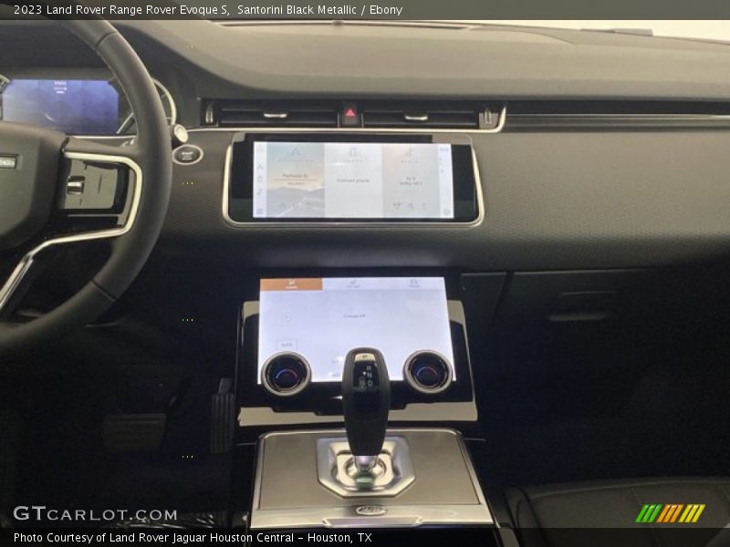 Controls of 2023 Range Rover Evoque S