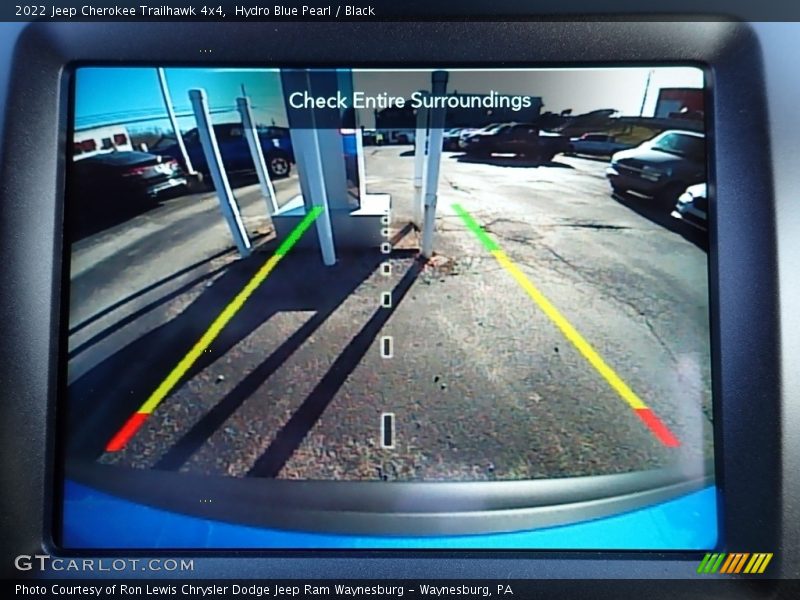 Hydro Blue Pearl / Black 2022 Jeep Cherokee Trailhawk 4x4