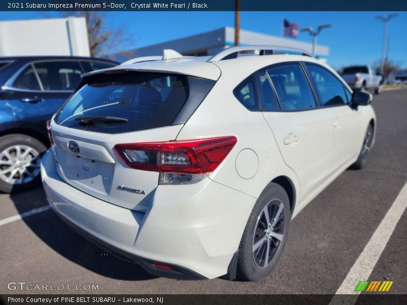 Crystal White Pearl / Black 2021 Subaru Impreza Premium 5-Door