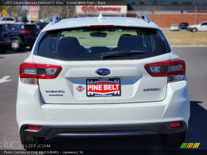 Crystal White Pearl / Black 2023 Subaru Impreza Premium 5-Door