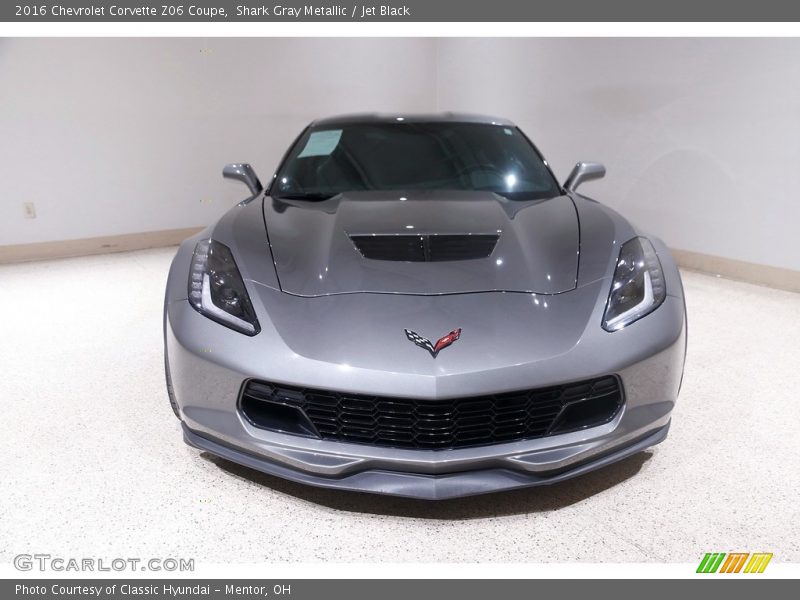 Shark Gray Metallic / Jet Black 2016 Chevrolet Corvette Z06 Coupe