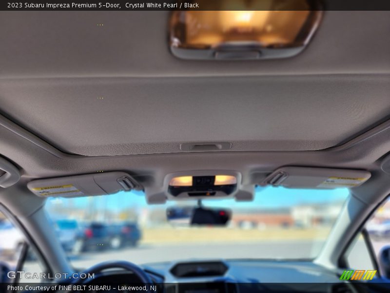 Crystal White Pearl / Black 2023 Subaru Impreza Premium 5-Door