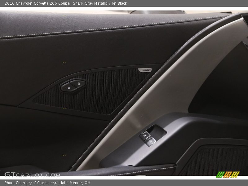 Shark Gray Metallic / Jet Black 2016 Chevrolet Corvette Z06 Coupe