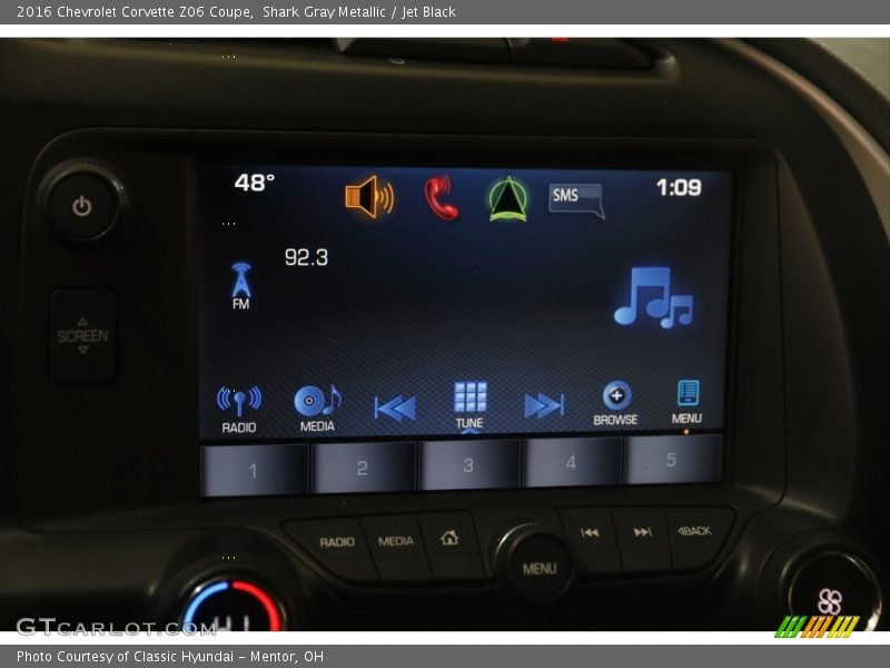 Shark Gray Metallic / Jet Black 2016 Chevrolet Corvette Z06 Coupe