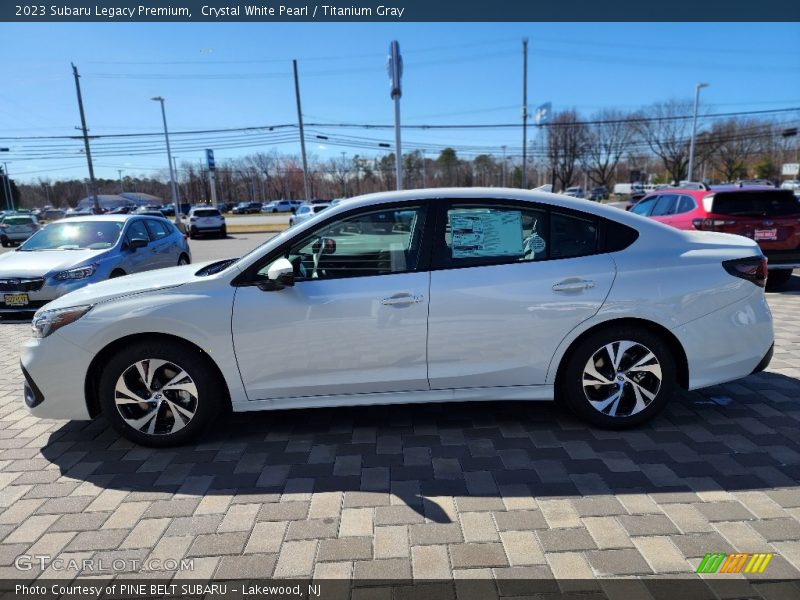 Crystal White Pearl / Titanium Gray 2023 Subaru Legacy Premium