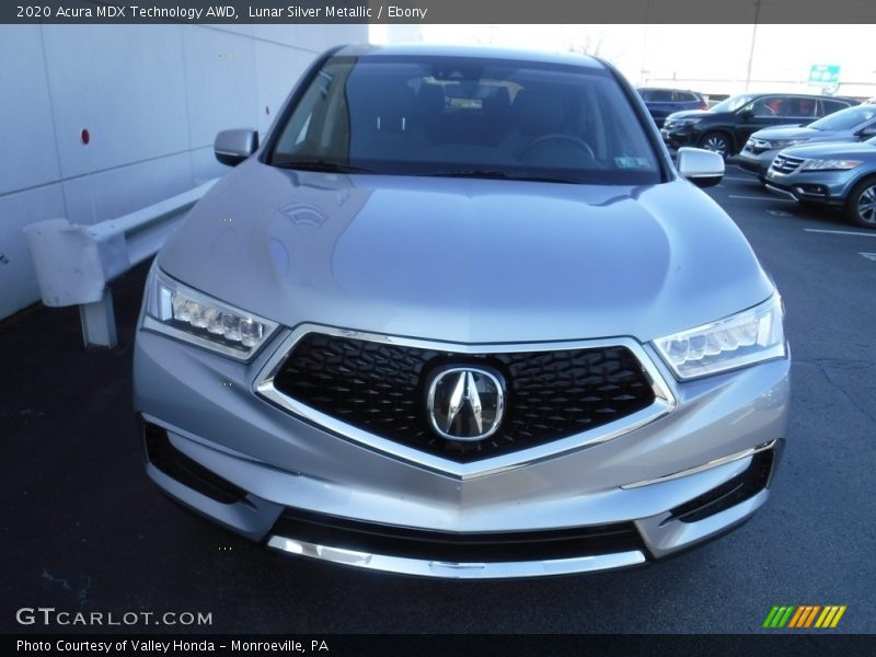 Lunar Silver Metallic / Ebony 2020 Acura MDX Technology AWD