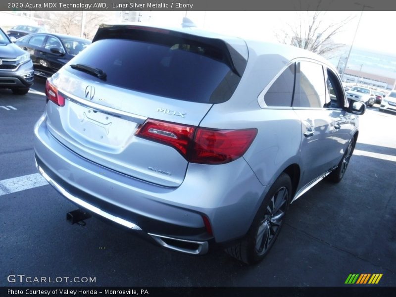 Lunar Silver Metallic / Ebony 2020 Acura MDX Technology AWD