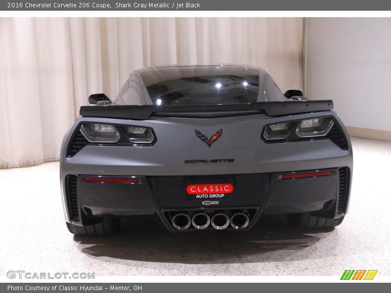 Exhaust of 2016 Corvette Z06 Coupe