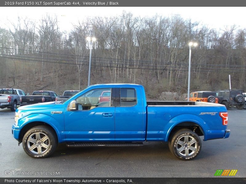  2019 F150 XLT Sport SuperCab 4x4 Velocity Blue