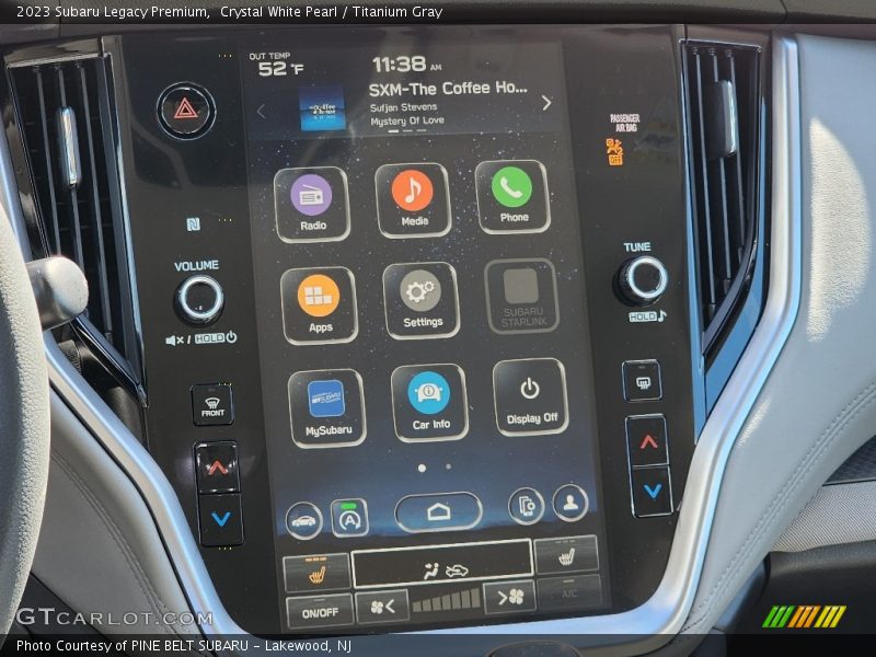 Crystal White Pearl / Titanium Gray 2023 Subaru Legacy Premium