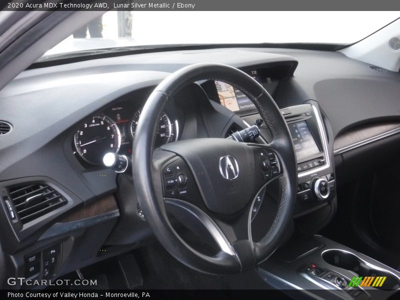 Lunar Silver Metallic / Ebony 2020 Acura MDX Technology AWD