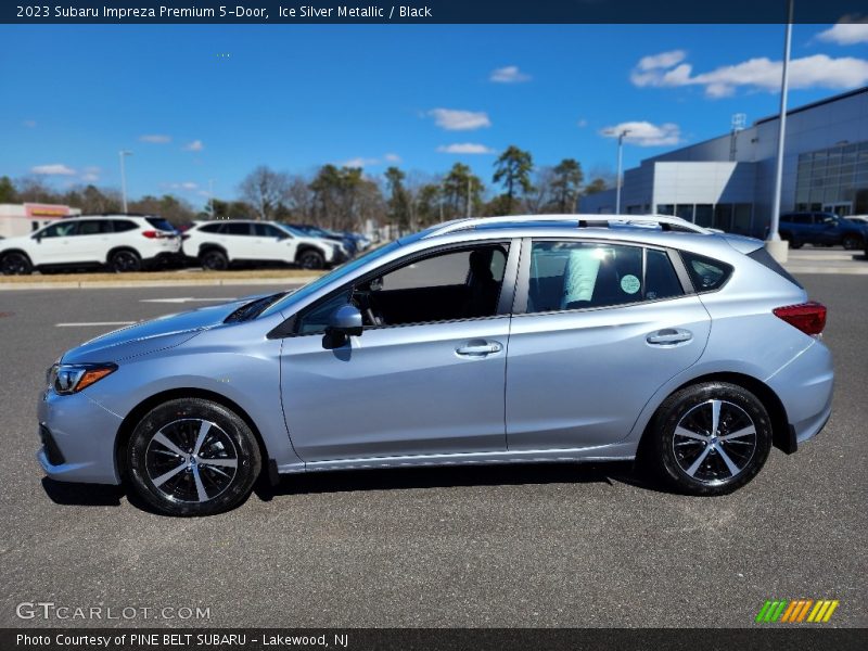 Ice Silver Metallic / Black 2023 Subaru Impreza Premium 5-Door