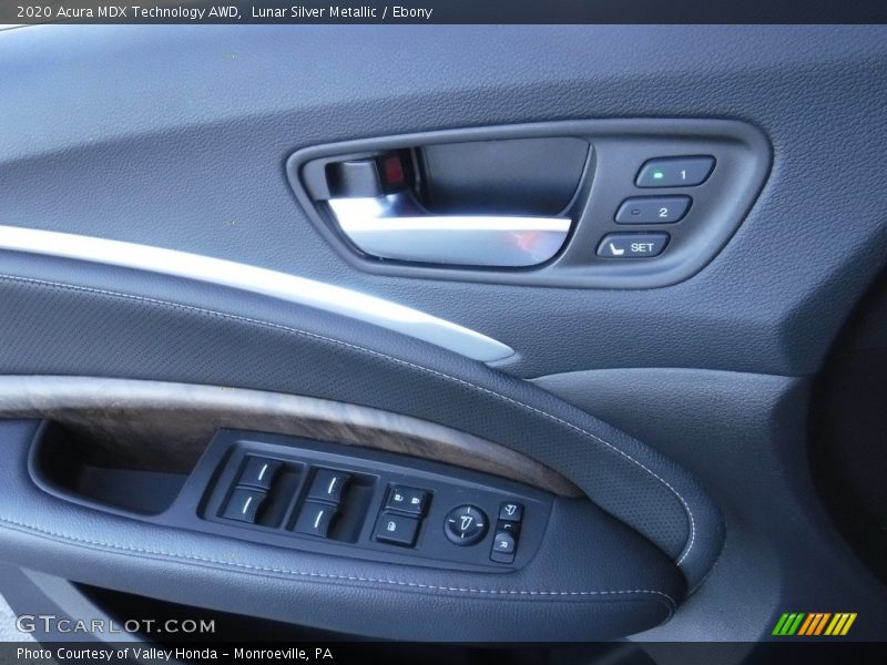 Lunar Silver Metallic / Ebony 2020 Acura MDX Technology AWD
