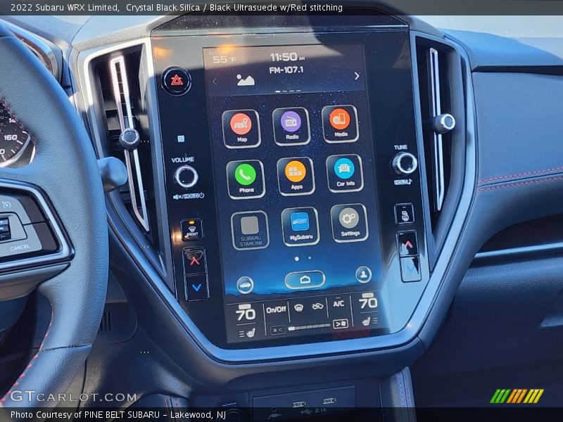 Controls of 2022 WRX Limited