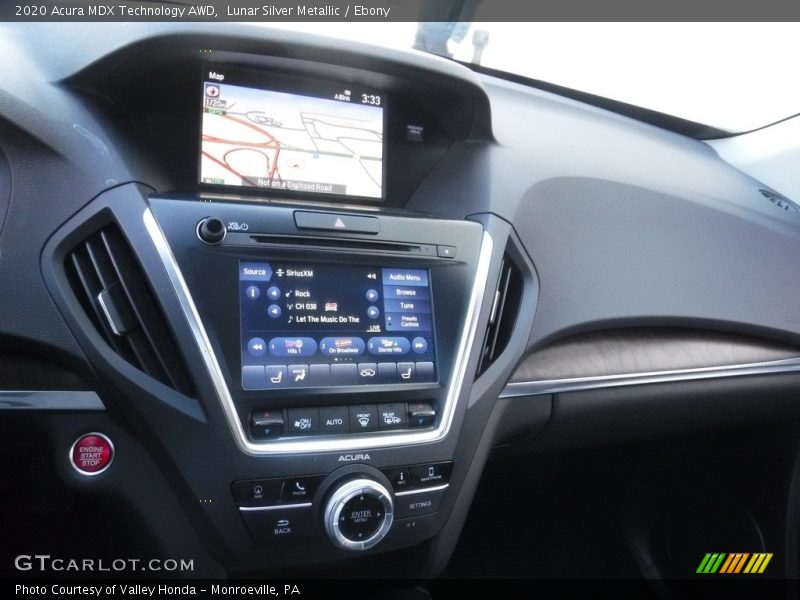 Lunar Silver Metallic / Ebony 2020 Acura MDX Technology AWD