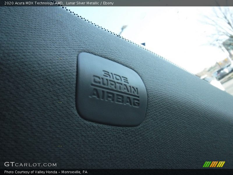 Lunar Silver Metallic / Ebony 2020 Acura MDX Technology AWD