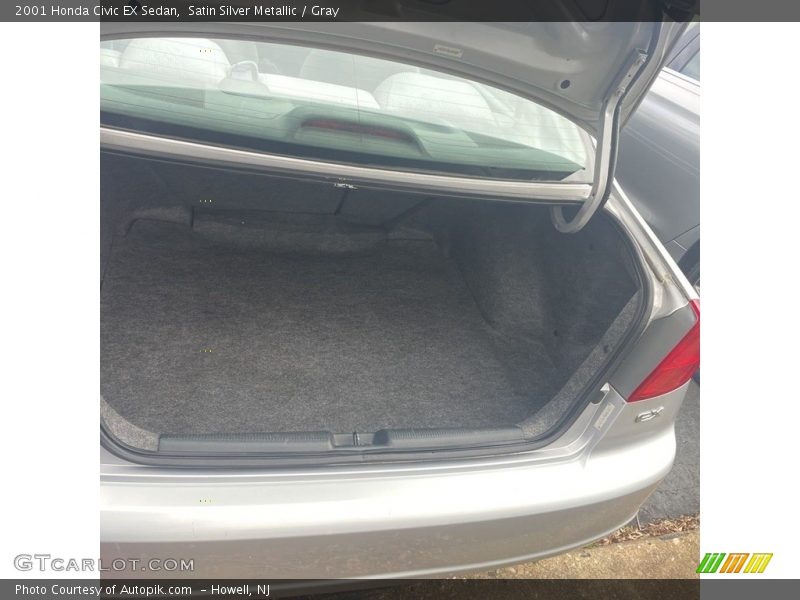 Satin Silver Metallic / Gray 2001 Honda Civic EX Sedan