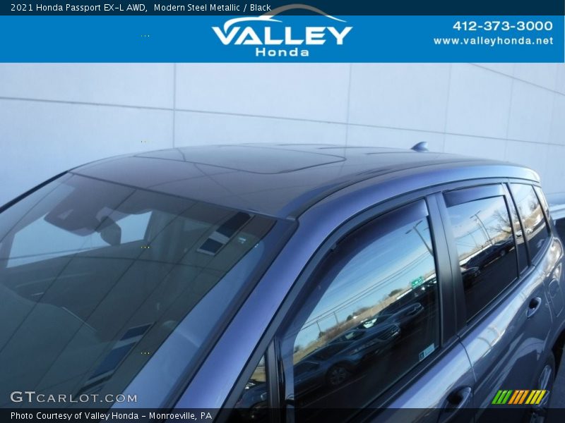 Modern Steel Metallic / Black 2021 Honda Passport EX-L AWD