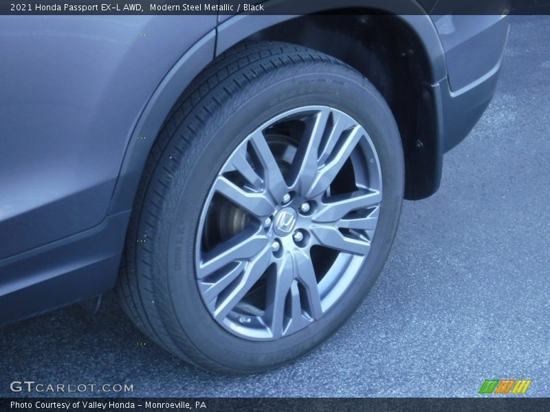 Modern Steel Metallic / Black 2021 Honda Passport EX-L AWD