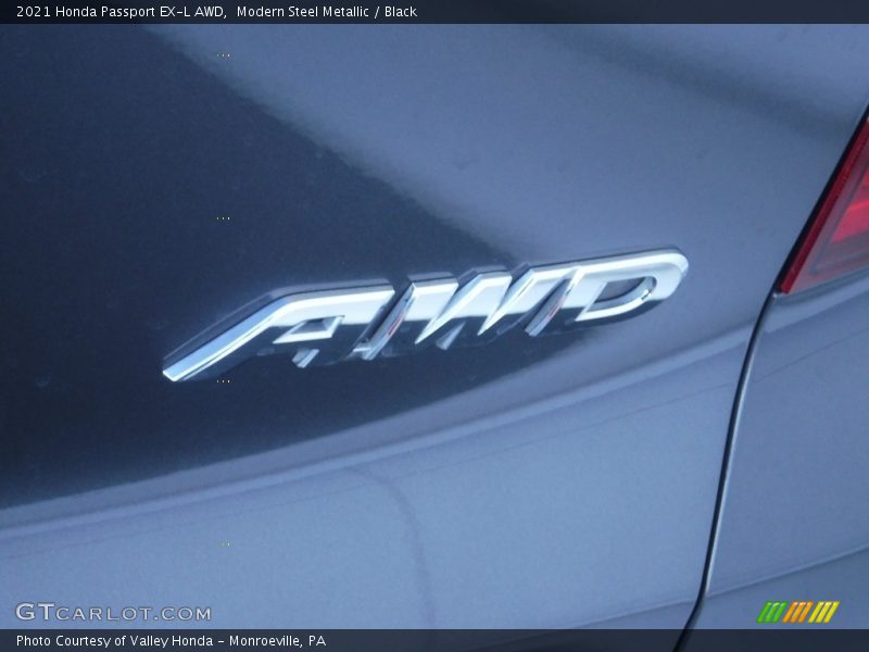 Modern Steel Metallic / Black 2021 Honda Passport EX-L AWD