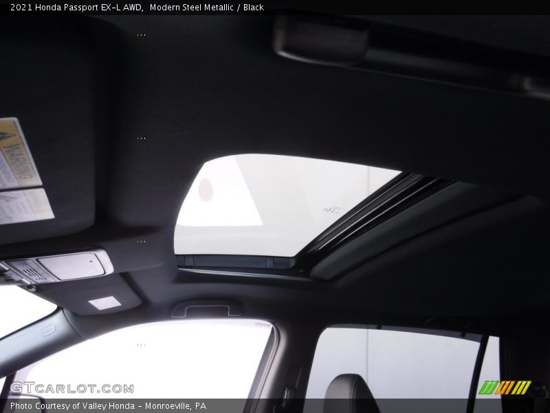 Modern Steel Metallic / Black 2021 Honda Passport EX-L AWD