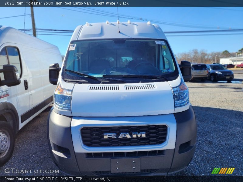Bright White / Black 2021 Ram ProMaster 2500 High Roof Cargo Van